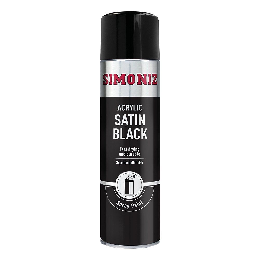 Simoniz Spray Paint Satin Black